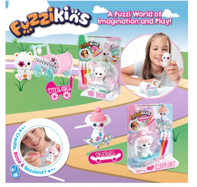 Image 4 of Fuzzikins Strollers Bear (£5.99)